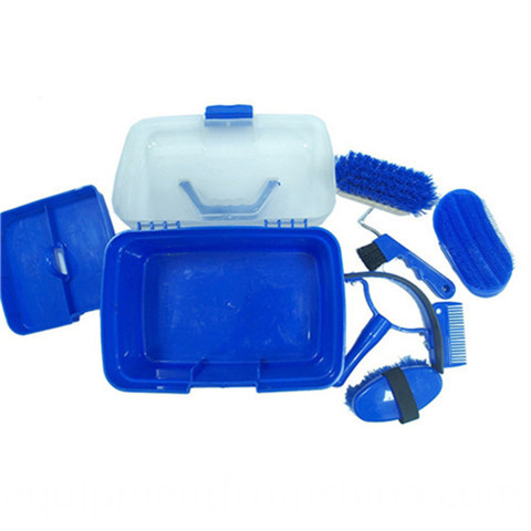 mavi at bakım kutusu blue horse grooming box